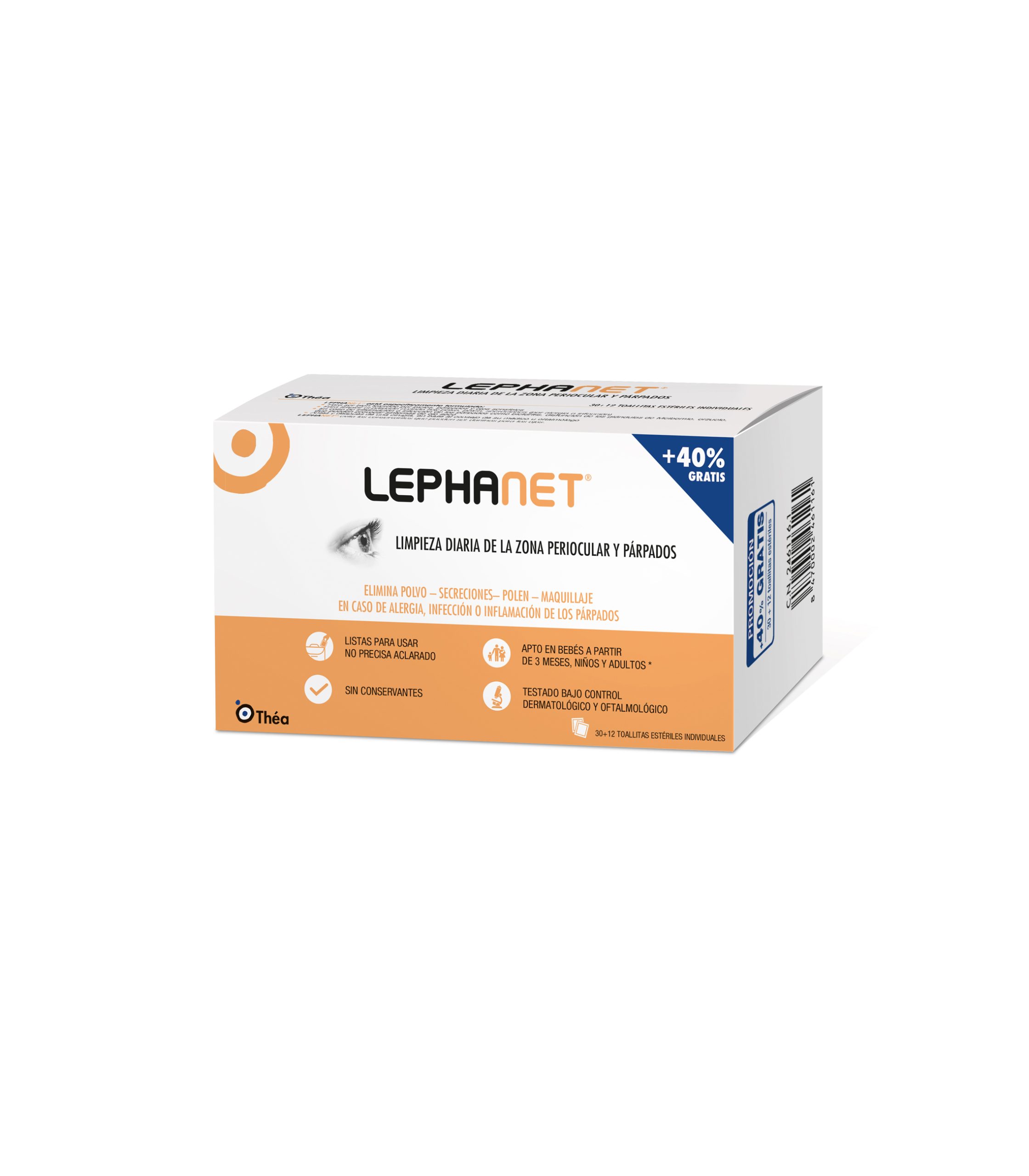 Lephanet Toallitas Higiene Párpados 30 + 12 Gratis - Farmacia Puntual