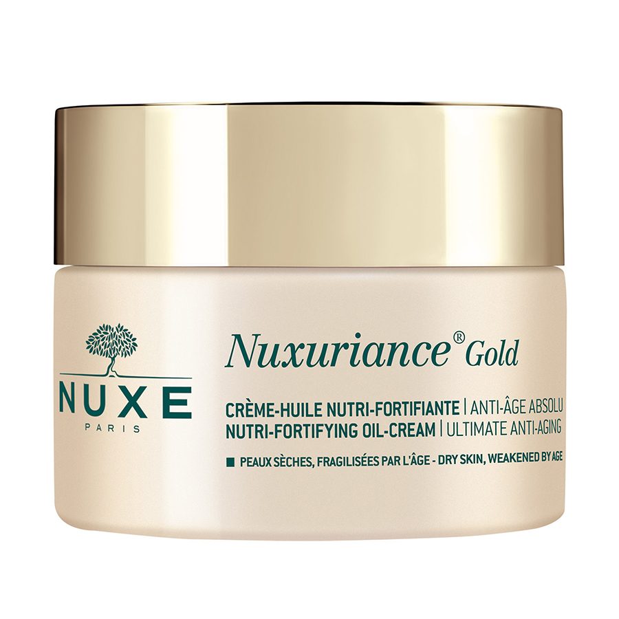 Crema-Aceite Nutri-Fortificante Nuxuriance® Gold 50 ml.