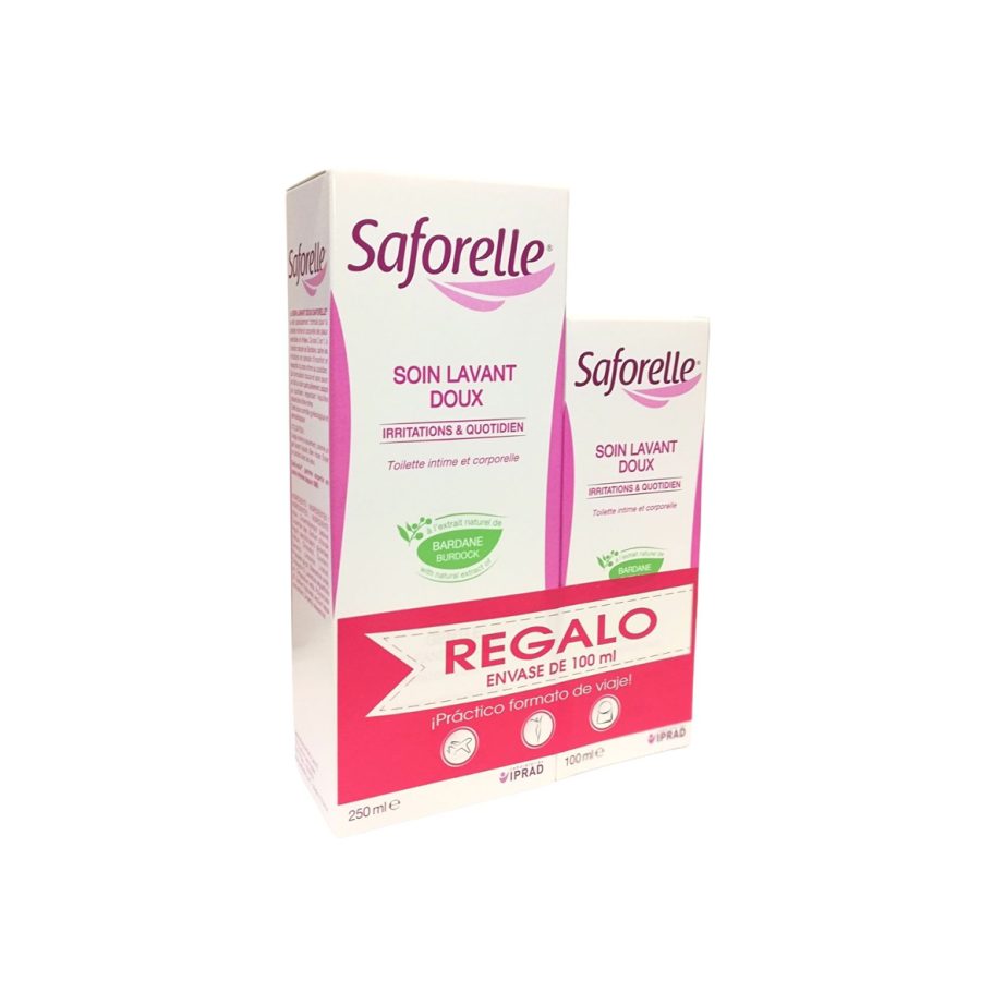Saforelle Pack Gel Íntimo 250 ml + REGALO 100 ml