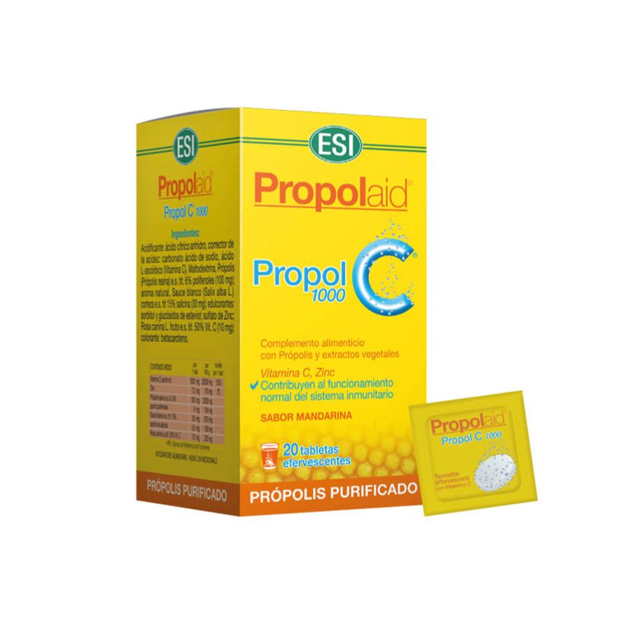 Propolaid Propol C 1000 20 Tabletas Efervescentes