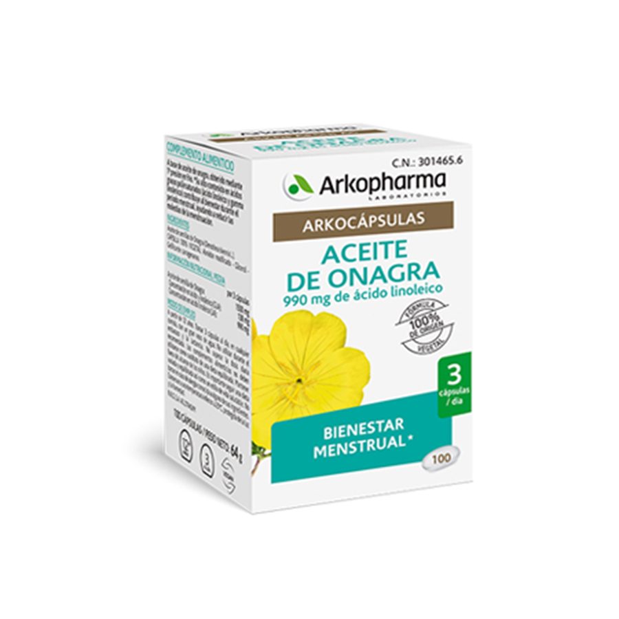 Arkocápsulas Aceite de Onagra – 100 cápsulas