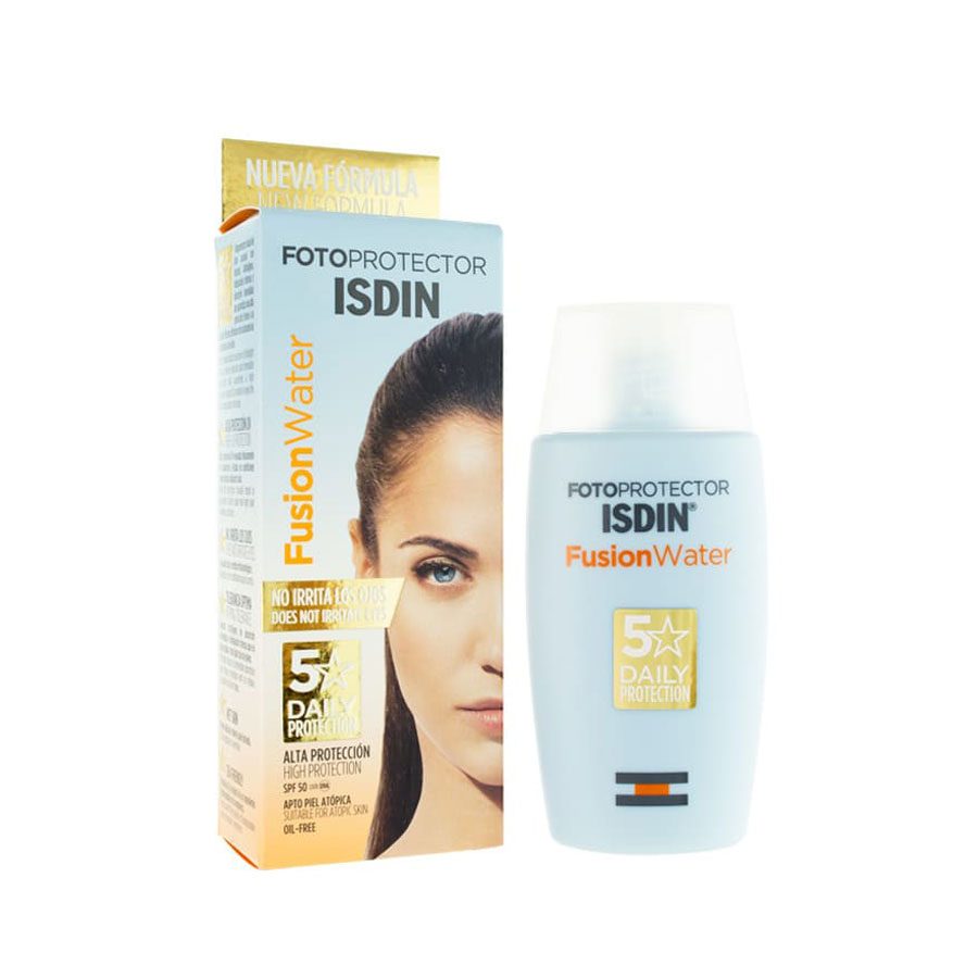 Isdin Fotoprotector Fusion Water SPF 50.