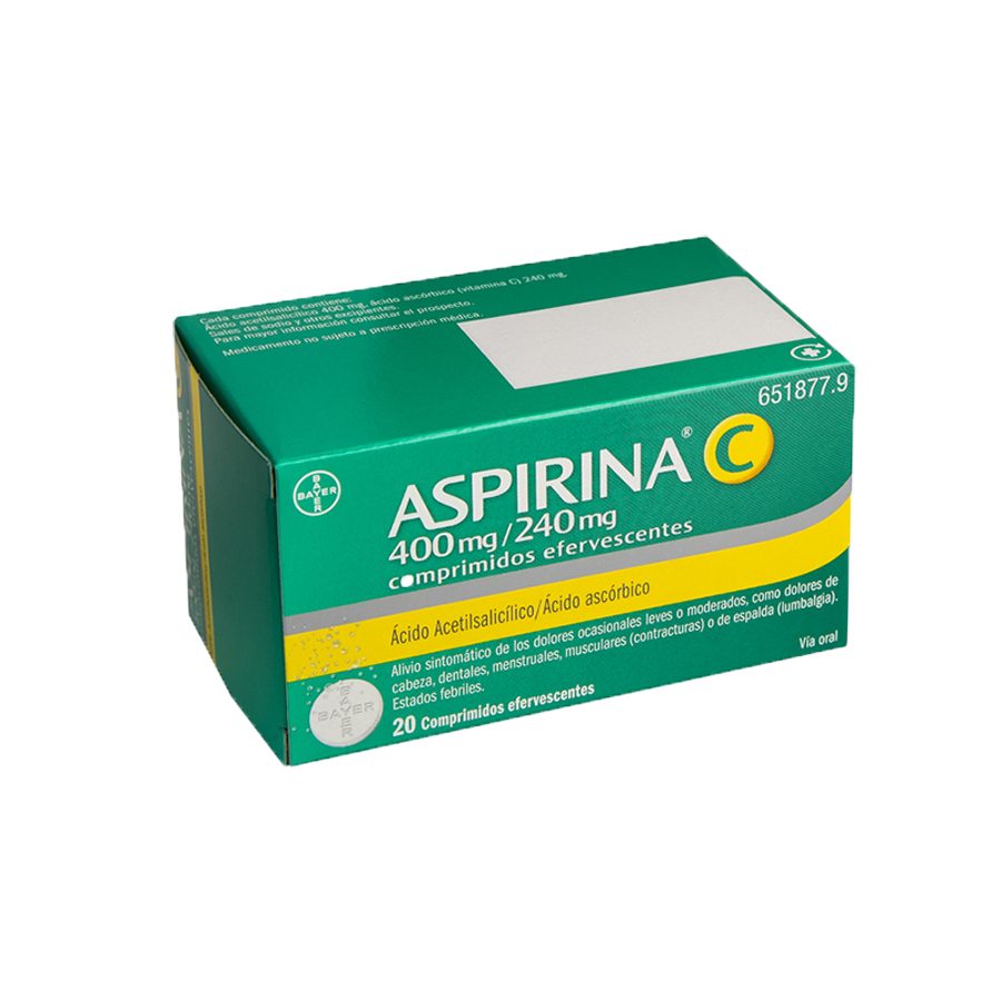 Aspirina comprimidos efervescentes