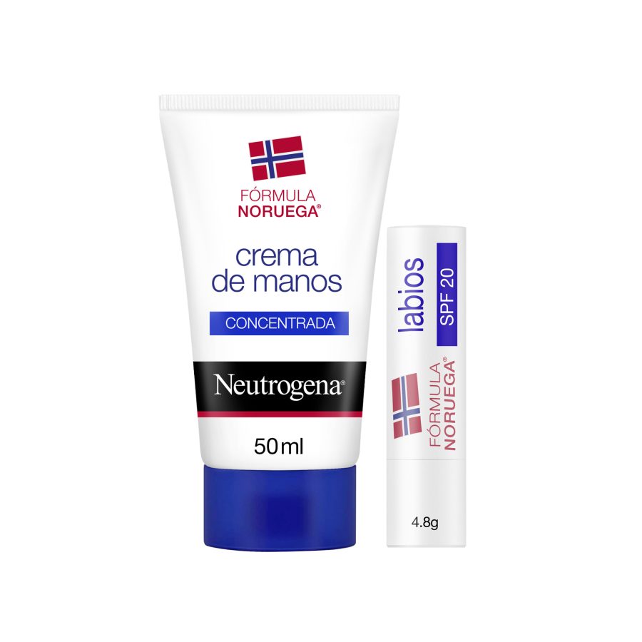 Neutrogena Crema de Manos 50 ml + Stick labial SPF20
