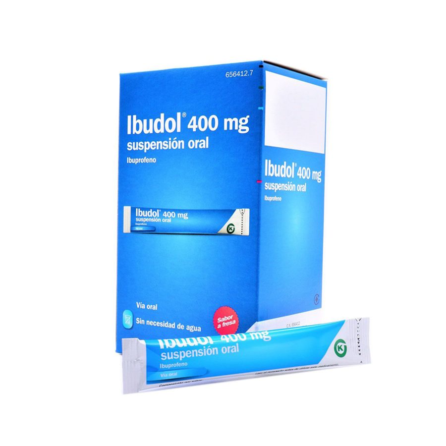 Ibudol 400 mg suspensión oral 20 sobres