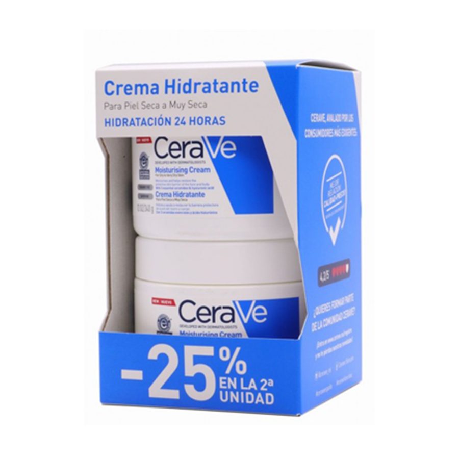 Cerave Duplo Crema Hidratante Corporal 2x340 gr -25% en la 2ª unidad