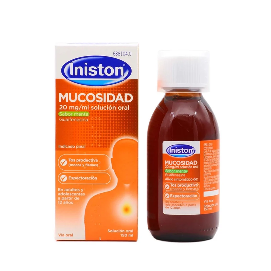 Iniston Mucosidad 20mg/ml Sabor Menta, 150 ml