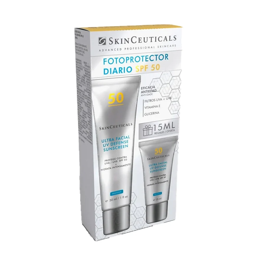 Skinceuticals Fotoprotector SPF50 Ultra Facial Defense 30 ml + Regalo 15 ml