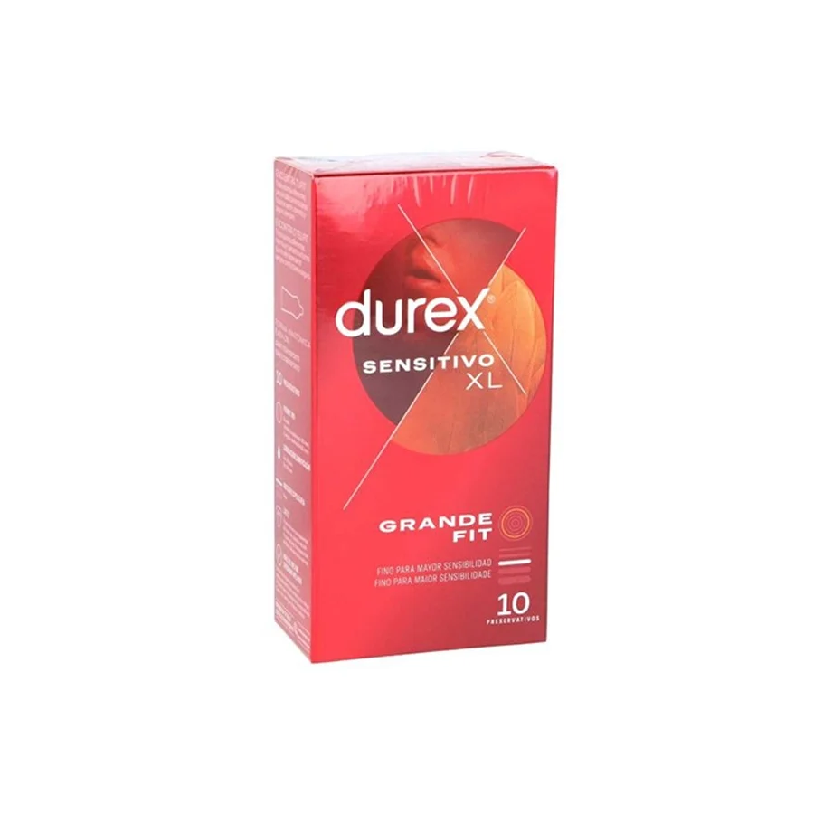 Durex Sensitivo XL Grande Fit 10 Preservativos