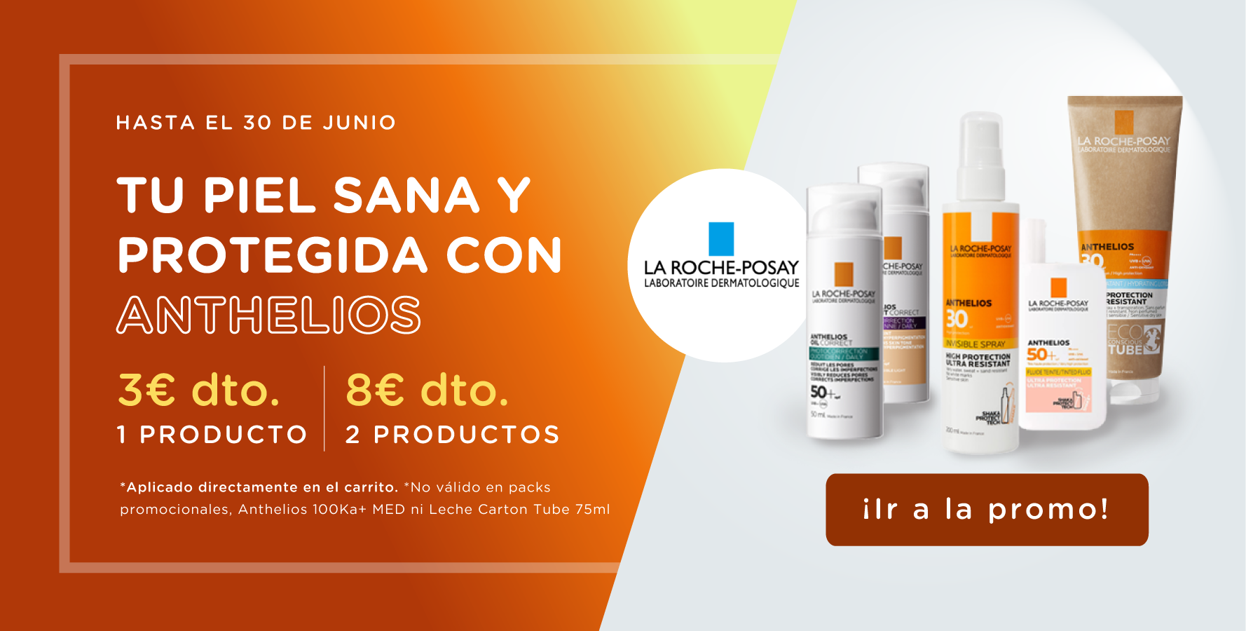 Piel sana y protegida con Anthelios - Promoción primavera