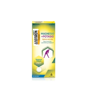 Leotron Vitalidad Magnesio + Potasio, 30 Comprimidos Efervescentes